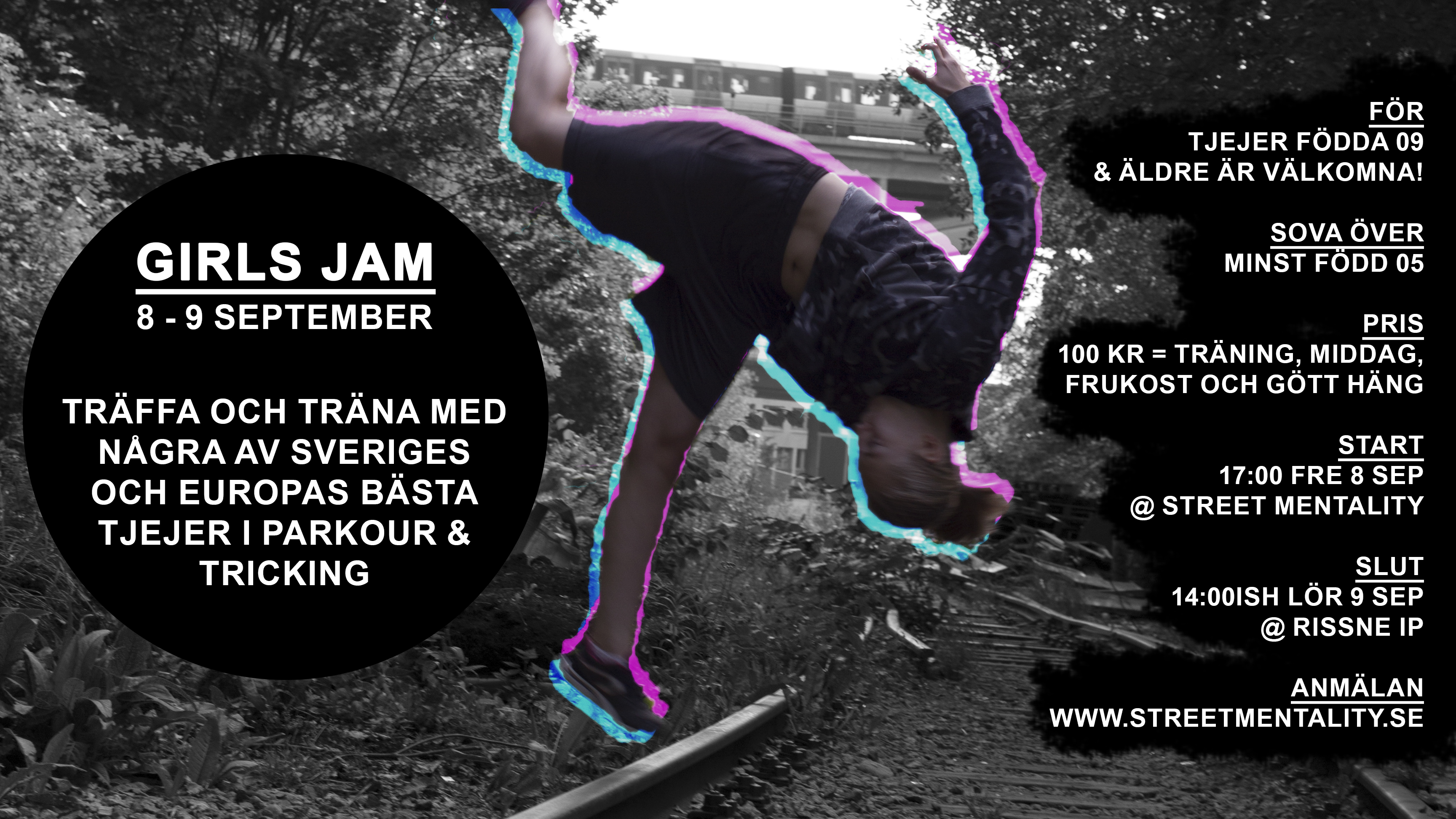 Girls Jam – 8 till 9 September